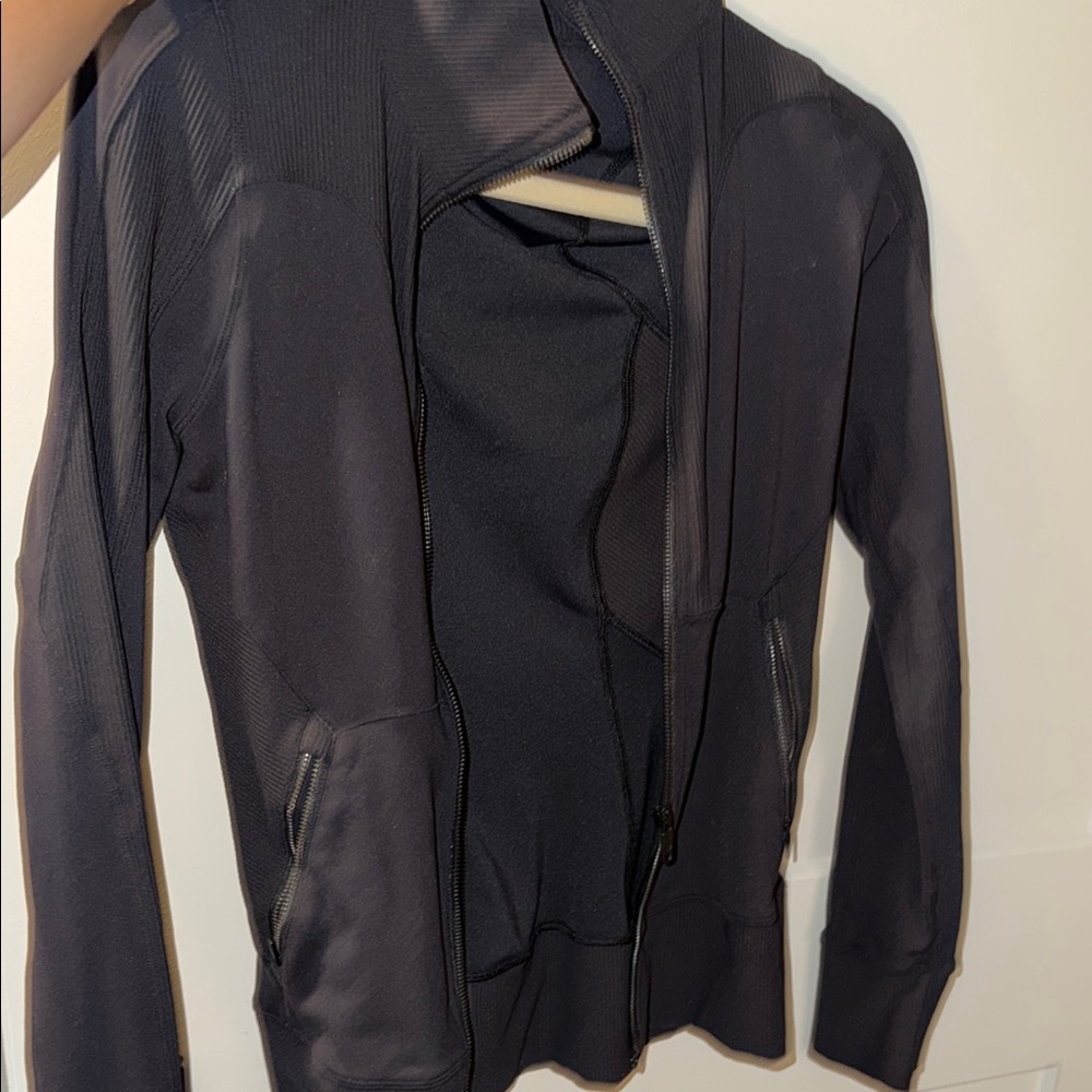 lululemon athletica Black Full-Zip Performance Jacket